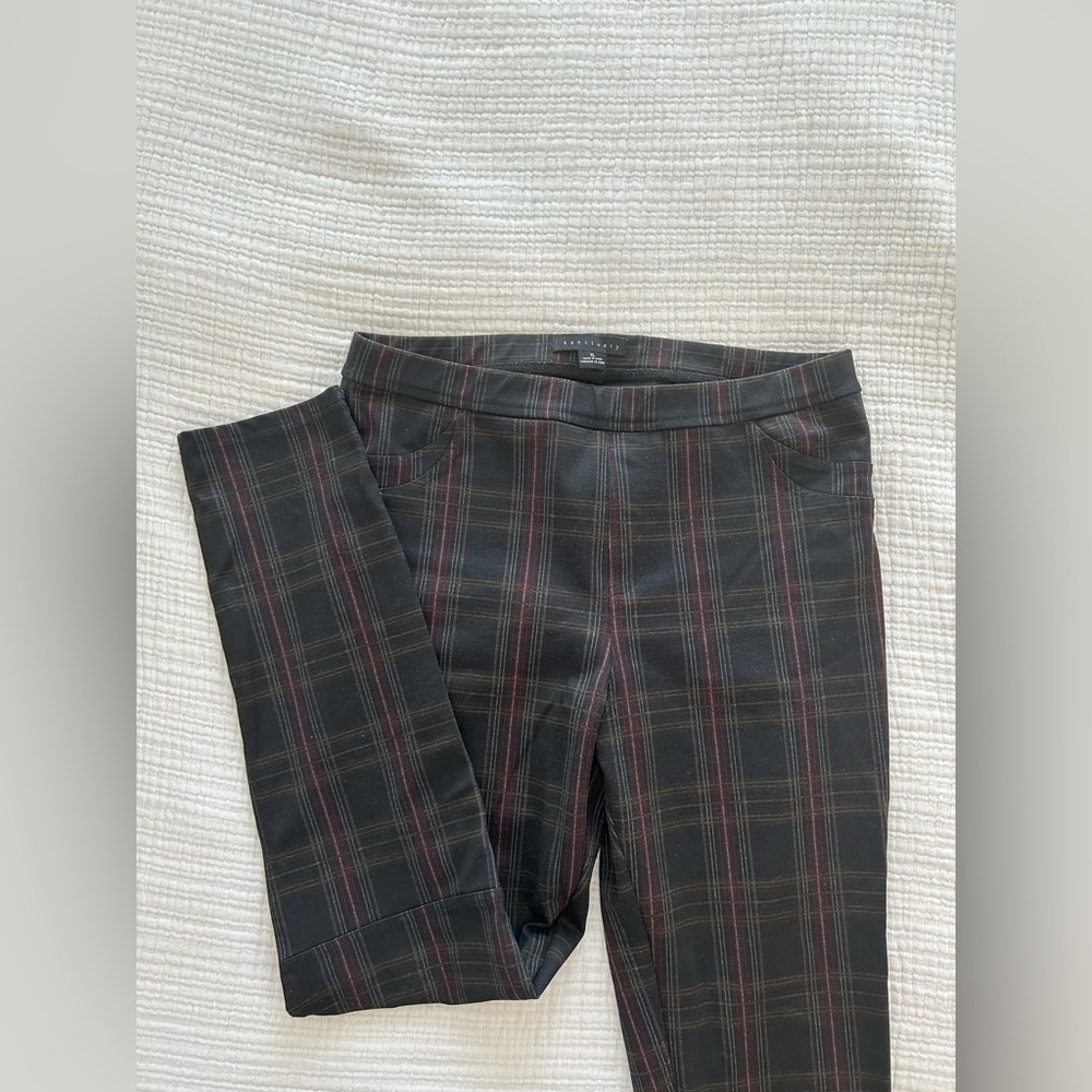 Anthropologie Sanctuary Plaid Pull On Pants